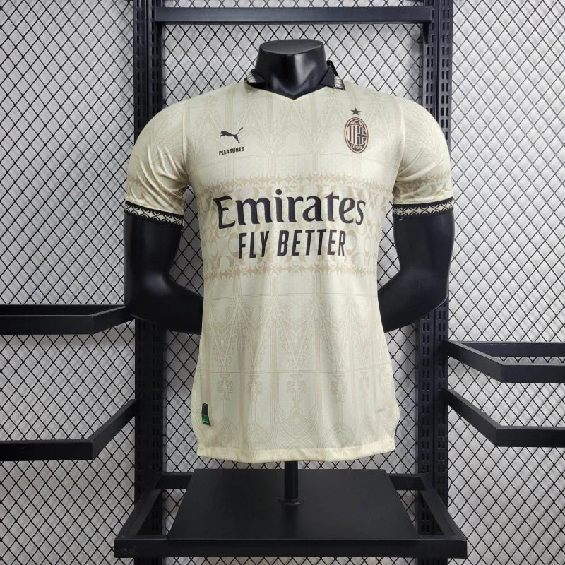 Camisa Milan x Pleasures 23/24 - Jogador Masculina