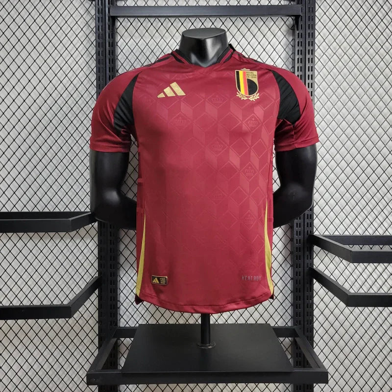 Camisa Bélgica 24/25 Home - Jogador Masculina
