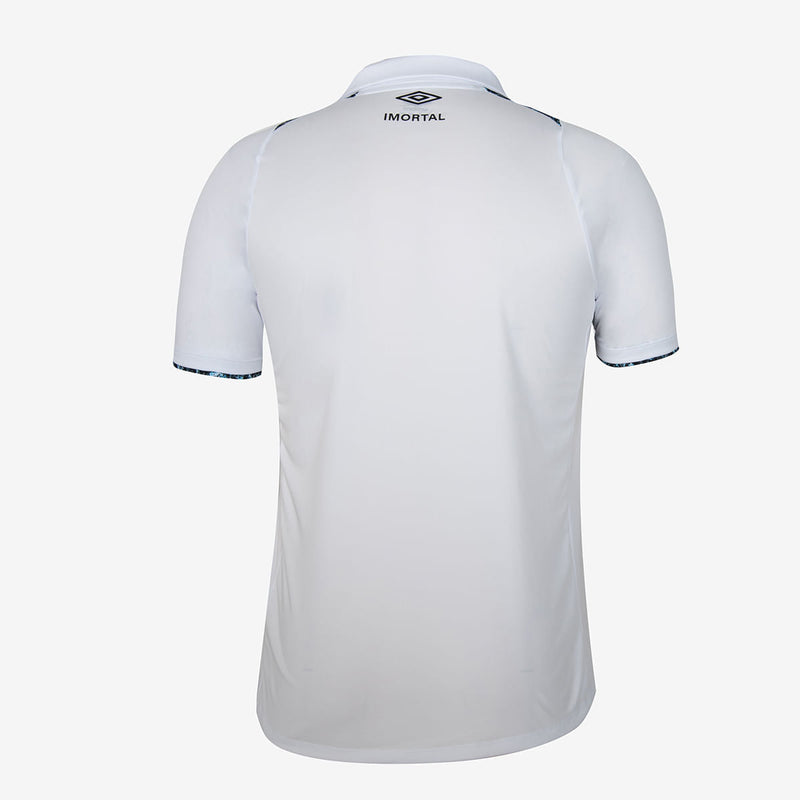 Camisa Grêmio II 24-25 - Torcedor Masculina - Branca e Azul