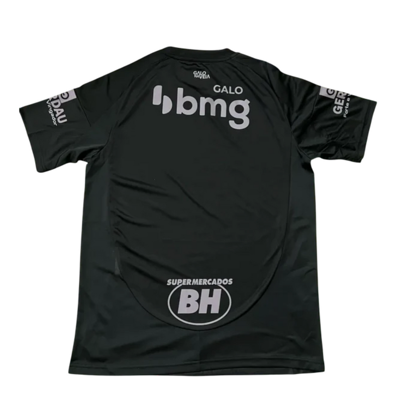 Camisa Atlético Mineiro  - Torcedor Masculina - All Black + Patrocínios