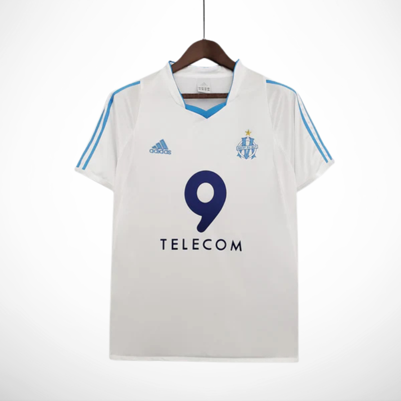 Camisa Olympique de Marseille Titular 02/03 - Versão Retro