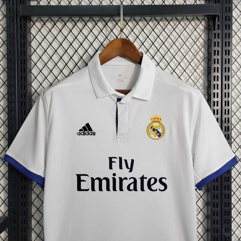 Camisa Real Madrid Home 16/17 - Versão Retrô