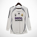 Camisa Real Madrid Titular 06/07 - Versão Retro Manga Longa