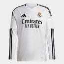 Camisa Real Madrid Home Manga Longa 24/25 - Adidas Torcedor Masculina