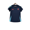 Camisa Flamengo Treino 25/26 - Versão Torcedor Feminina - Azul Marinho