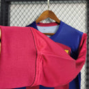 Camisa Barcelona Home Manga Longa 23/24 - Versão Torcedor