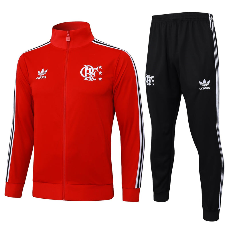 Conjunto Agasalho Treino Flamengo 25/26 - Vermelho