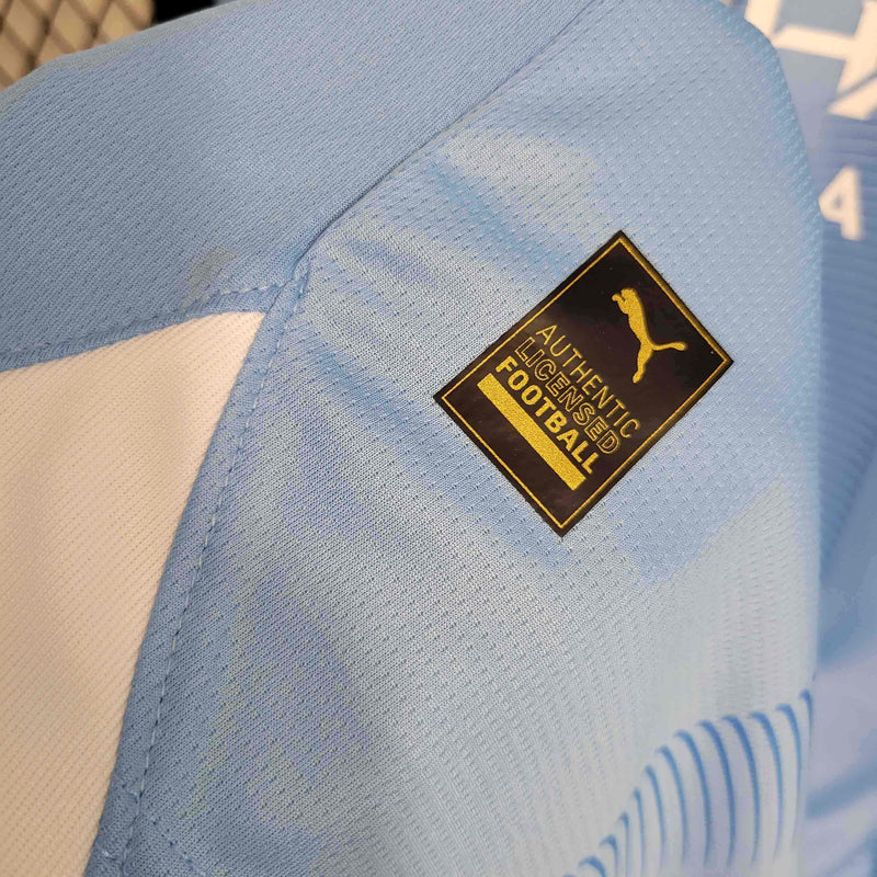 Camisa Manchester City Home Manga Longa 23/24 - Versão Torcedor