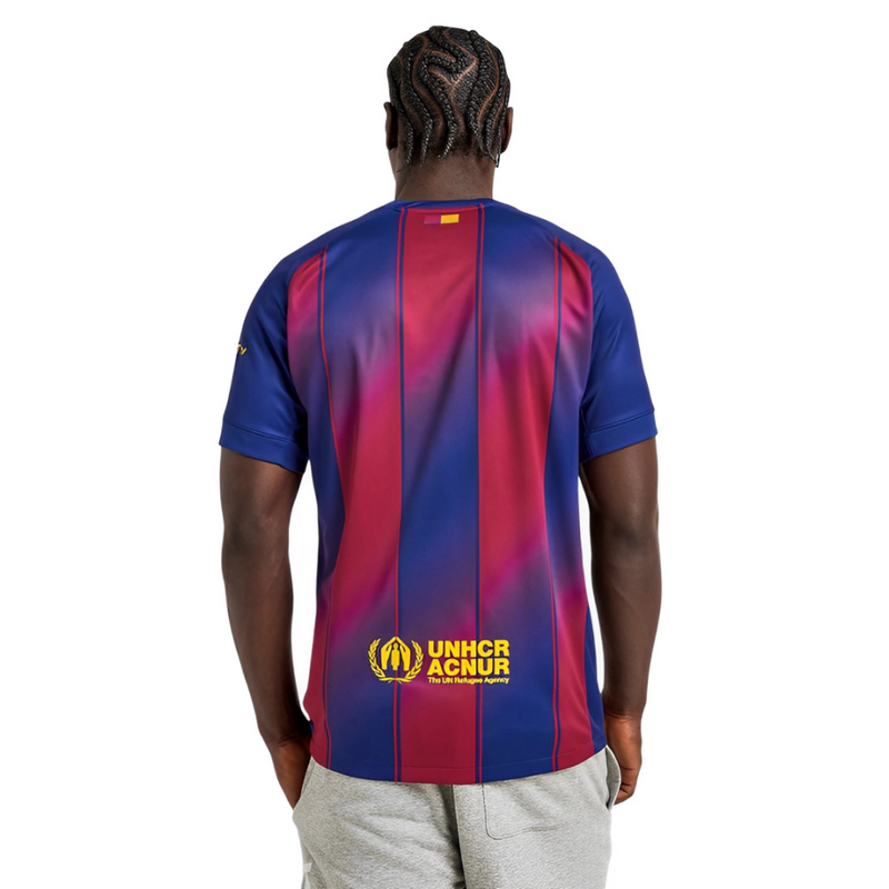 Camisa Barcelona I 25/26 - Torcedor Nike Masculina - Azul e Grená