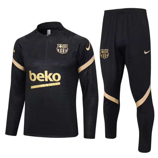 Conjunto Frio de Treino Barcelona 23/24 Preto