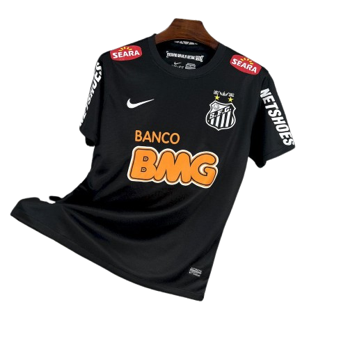 Camisa  NikeSantos 12/13 All Black - Versão Retro