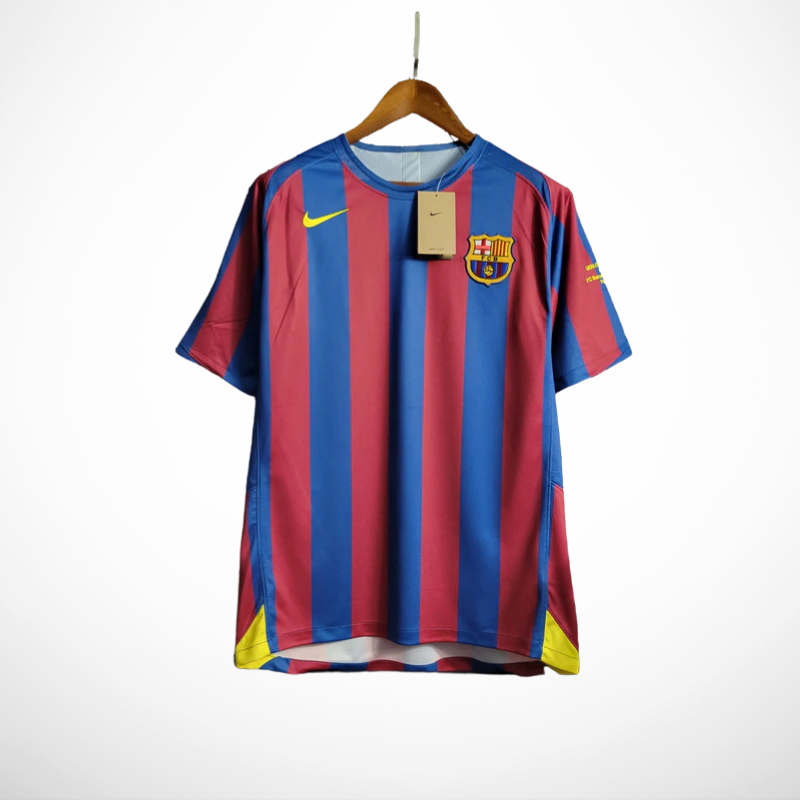 Camisa Barcelona Titular 2006 - Versão Retro