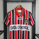 Camisa São Paulo Retrô 1997 - Versão Retro - Vermelho, Branco e Preto