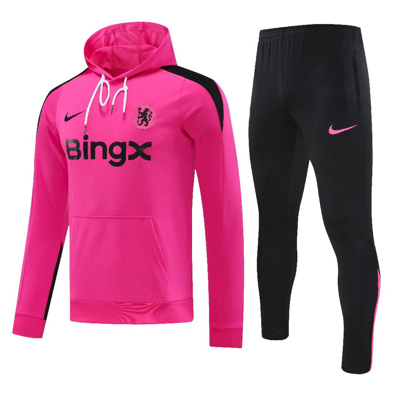 Conjunto Moleton+Calça Chelsea 24/25