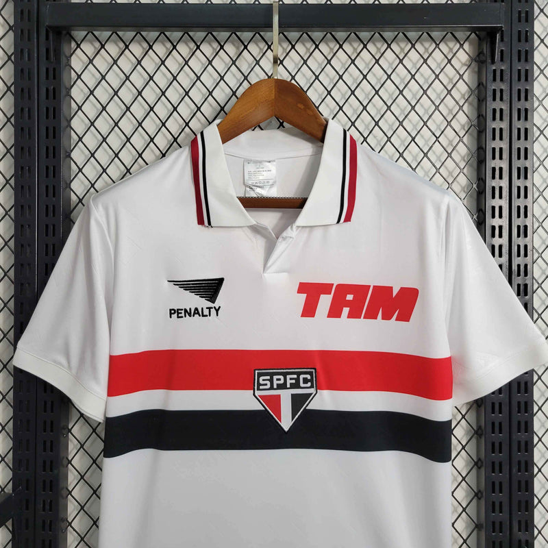 Camisa São Paulo Retrô 93/94 - Versão Retro - Branca