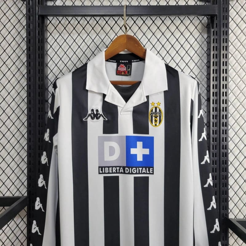 Camisa Juventus 99/00 - Versão Retro Manga Longa