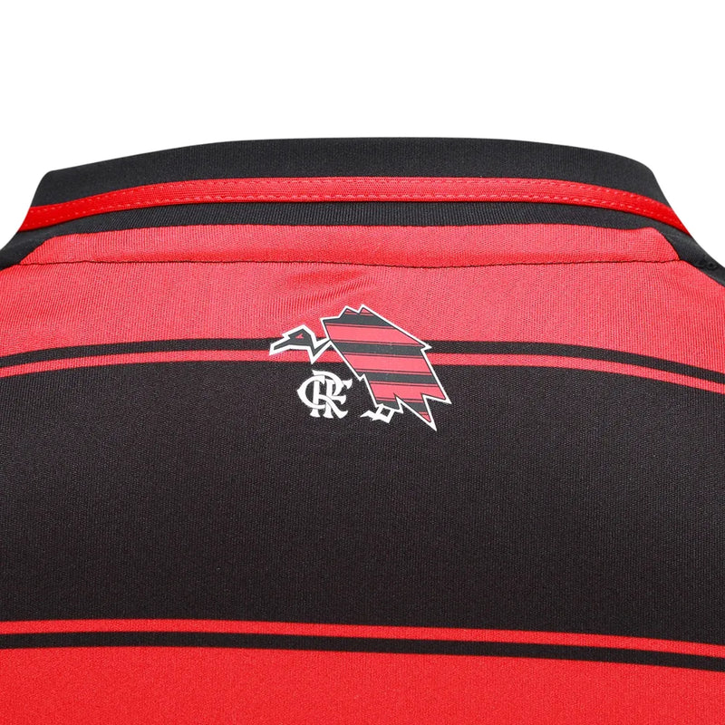 Camisa Flamengo Home 25/26 Manga Longa - Preto e Vermelho