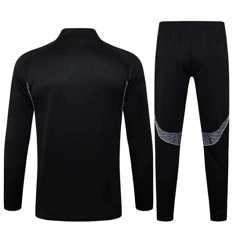 Conjunto Agasalho Treino Real Madrid 25/26 - Preto