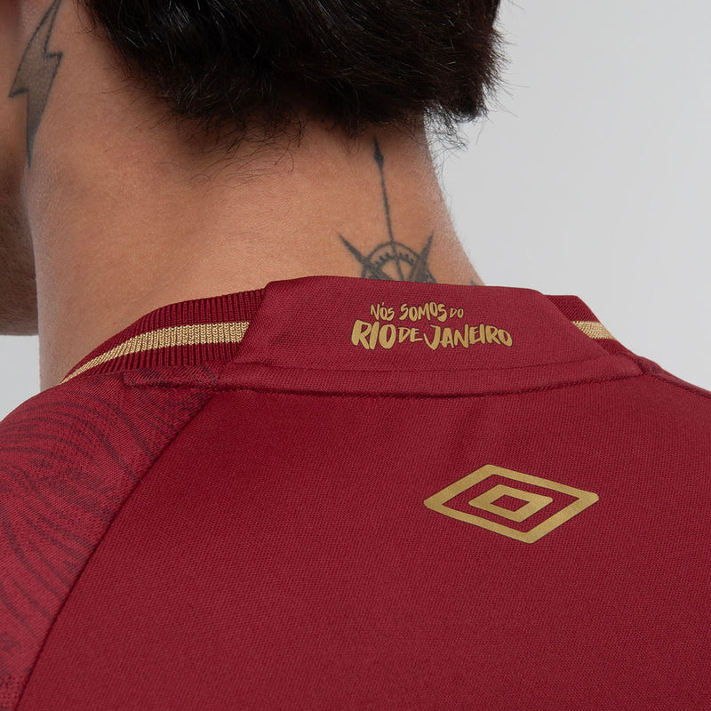 Camisa Fluminense 3 25/26 - Vinho e Dourado