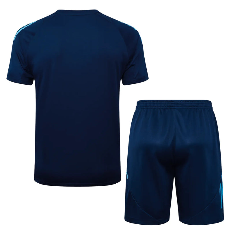 Conjunto Flamengo Comissão 25/26 - Azul Escuro