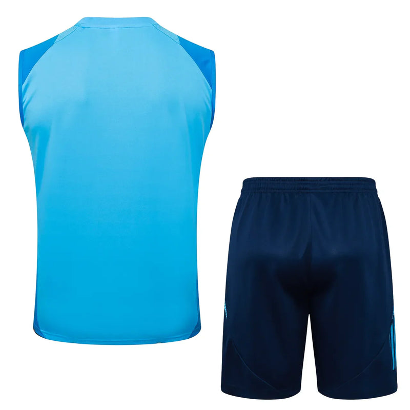 Conjunto Flamengo - Treino Regata 25/26 - Azul