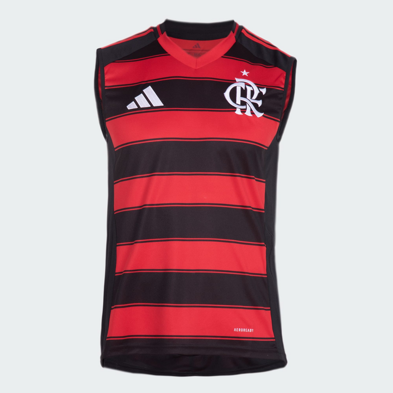 Regata Flamengo Home 25/26 - Preto e Vermelho