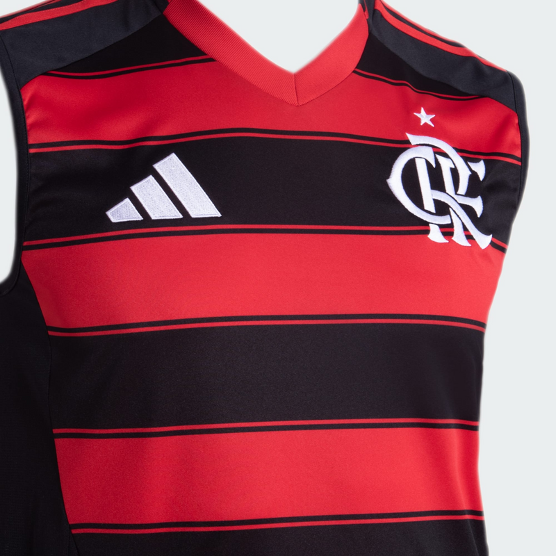 Regata Flamengo Home 25/26 - Preto e Vermelho