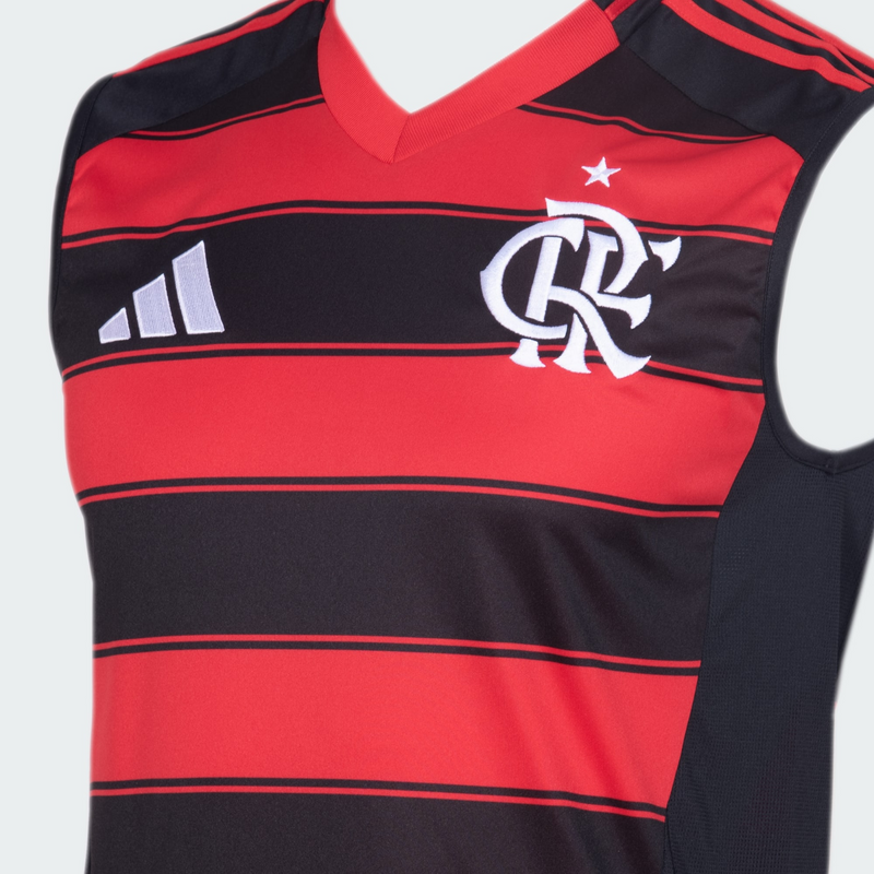 Regata Flamengo Home 25/26 - Preto e Vermelho