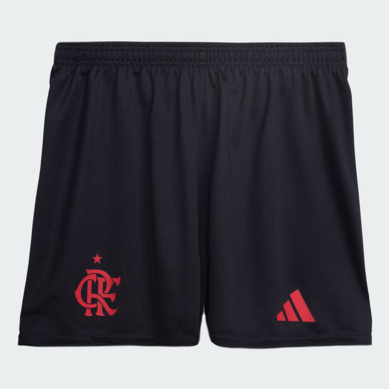 Conjunto Infantil Flamengo Away - 25/26 - Branco