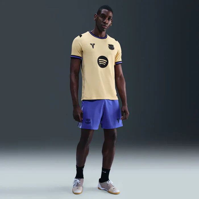 Camisa Barcelona II 25/26 - Torcedor Nike Masculina - Bege [PRÉ-VENDA]