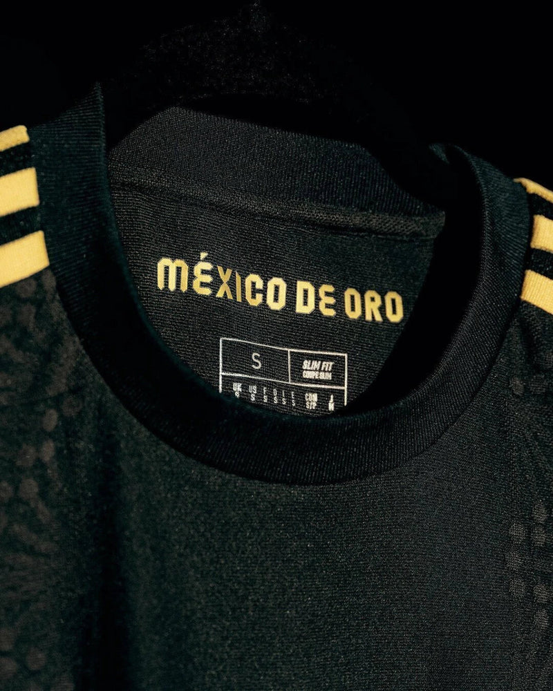 Camisa México de Oro 25/26 - Jogador - Preta e Dourada