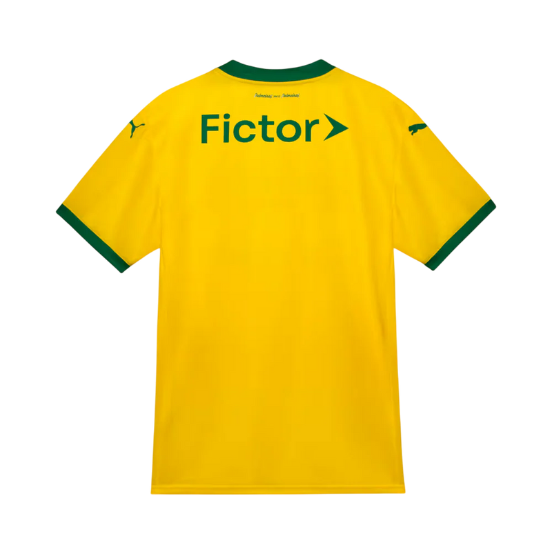 Camisa Palmeiras III 25/26 - Torcedor Masculina - Amarelo e Verde