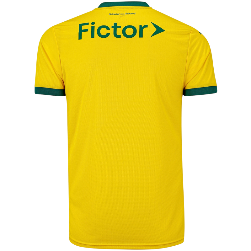 Camisa Palmeiras III 25/26 - Torcedor Masculina - Amarelo e Verde