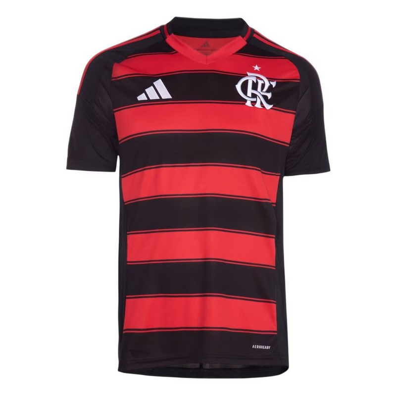 Camisa Flamengo Home 25/26 Jogador - Preta e Vermelha