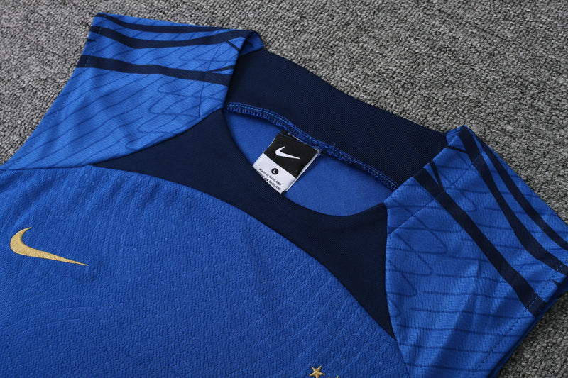 Kit Treino Regata França 23/24 - Azul